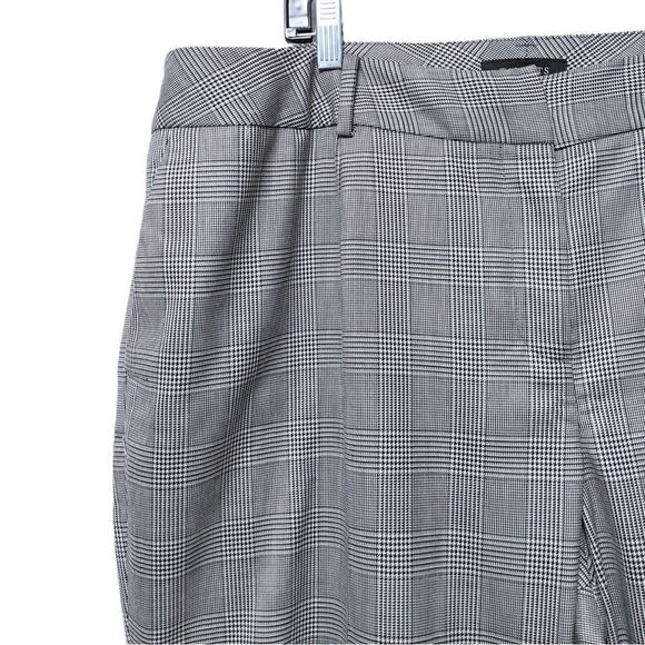 TALBOTS Houndstooth Wool Blend Signature Trouser Pants 24 - Picture 2 of 9